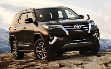 Fortuner used for brand roadshow activity